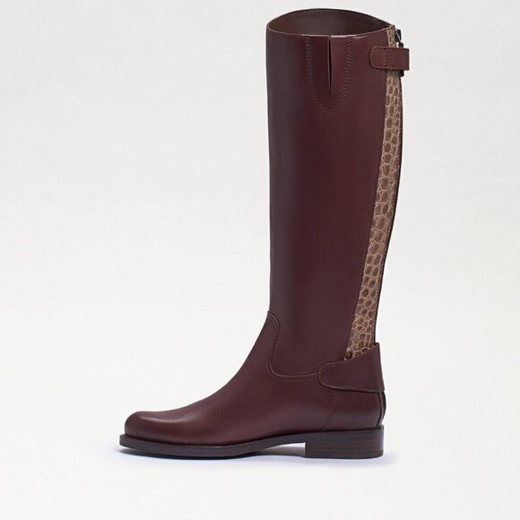 SAM EDELMAN MIKALA LEATHER RIDING KNEE-HIGH BOOTS - Picture 14 of 15